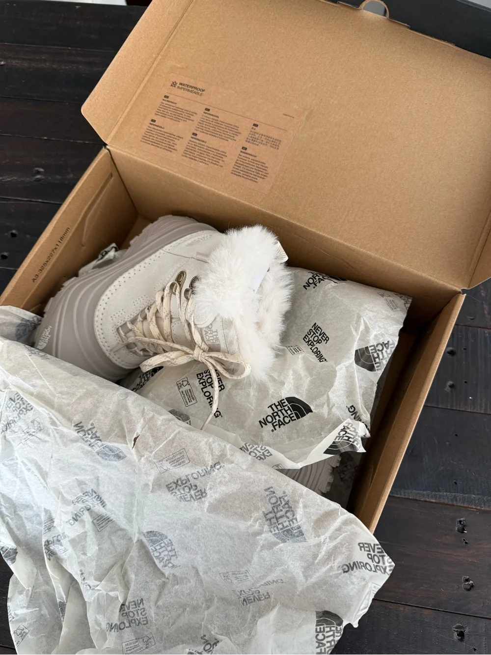 The North Face Kids Fuzzy Winter Boots